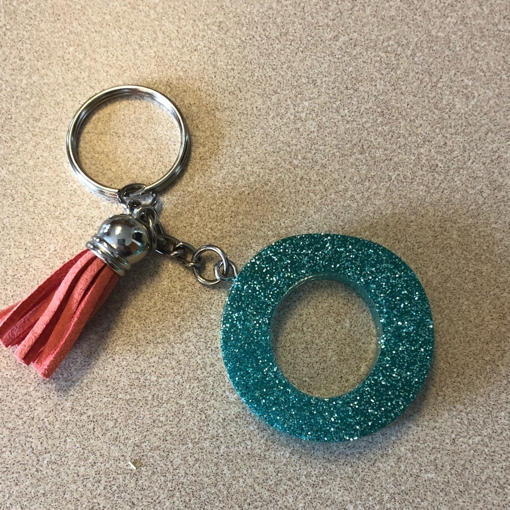 Handmade Letter "O" Keychain